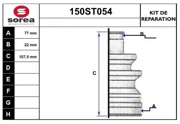 Пильовик шрусу зовнішній OPEL 26002104