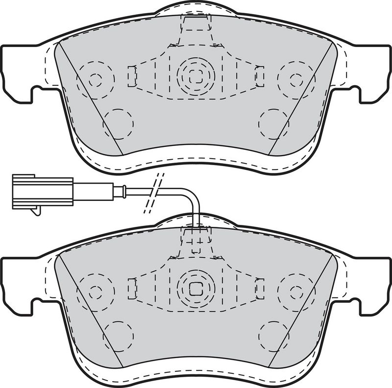 Set placute frana,frana disc 302109 VALEO