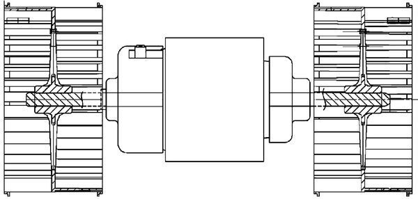 MAHLE AB 87 000P Interior Blower