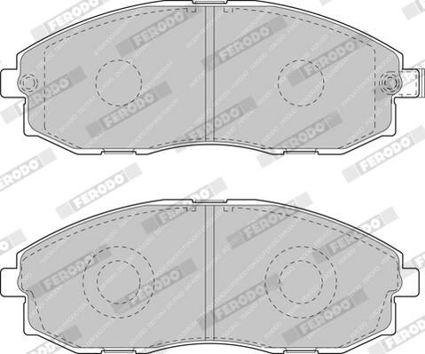 FERODO FVR1498 Brake Pad Set, disc brake