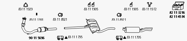 HJS kipufogórendszer Au_336