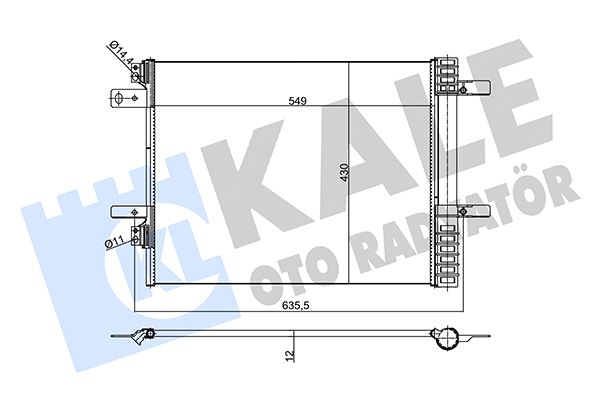 Радиатор кондиционера на 3008, 308, 5008, 508, Berlingo, C4 Grand Picasso, C4 Picasso / Grand Picasso, Combo E, DS7, ...