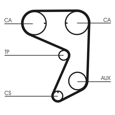 CONTINENTAL CTAM CT775 Timing Belt