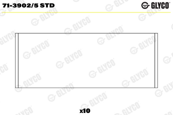 Підшипник шатуна, Glyco 71-3902/5STD