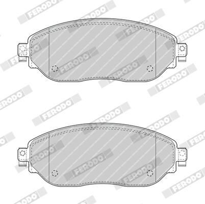 FERODO FVR4840 Brake Pad Set, disc brake