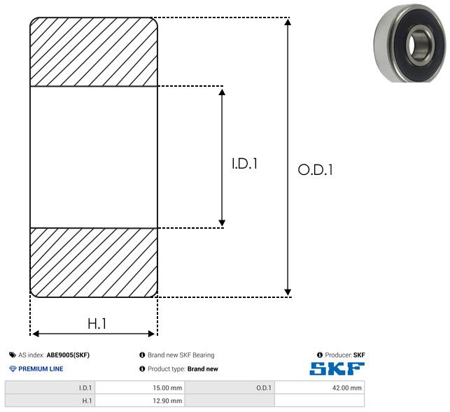 AS-PL ABE9005(SKF) Bearing