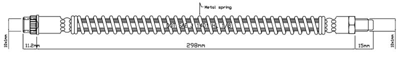 MOTAQUIP fékcső VBH806