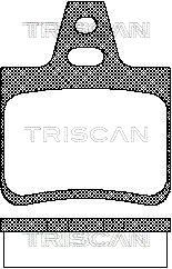 TRISCAN fékbetétkészlet, tárcsafék 8110 38933