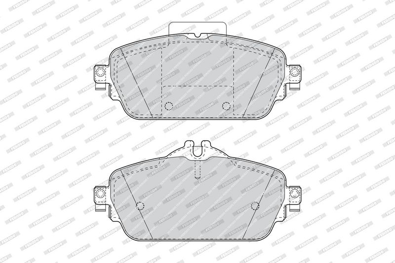 FERODO Plaquettes de frein à disque FDB4870