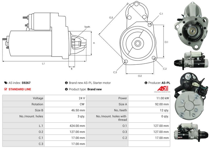AS-PL S9267 Starter