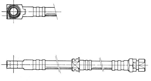 Гальмівний шланг, Cef 510743