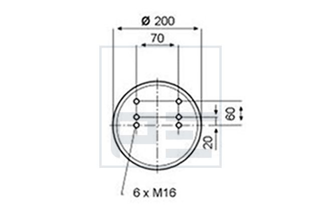 Mech, pneumatické odpružení 084.083-72A