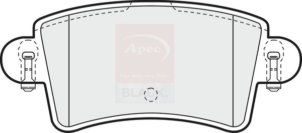 APEC Brake Pad Set, disc brake PAD1197B