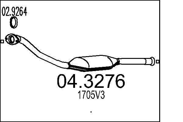 MTS katalizátor 04.3276