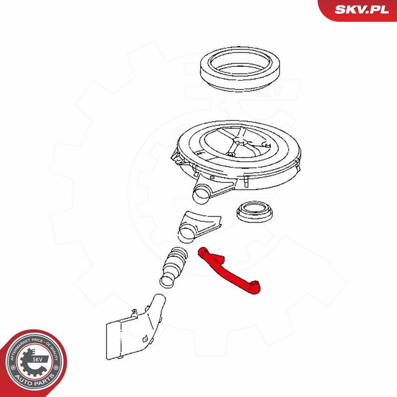 ESEN SKV 31SKV118 Hose, crankcase ventilation
