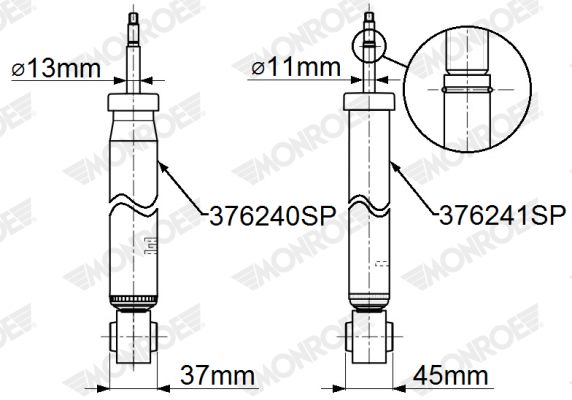 MONROE 376240SP Shock Absorber