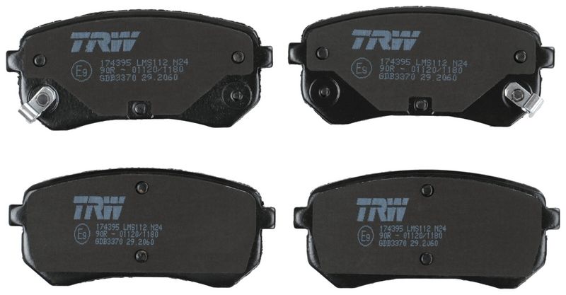 TRW GDB3370 Brake Pad Set, disc brake