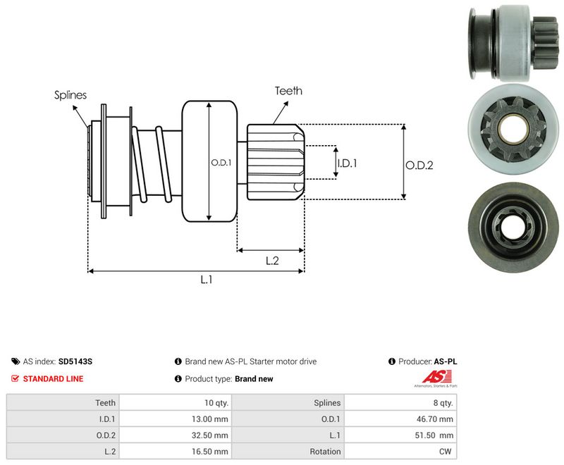Vabajooks, starter, AS-PL SD5143S