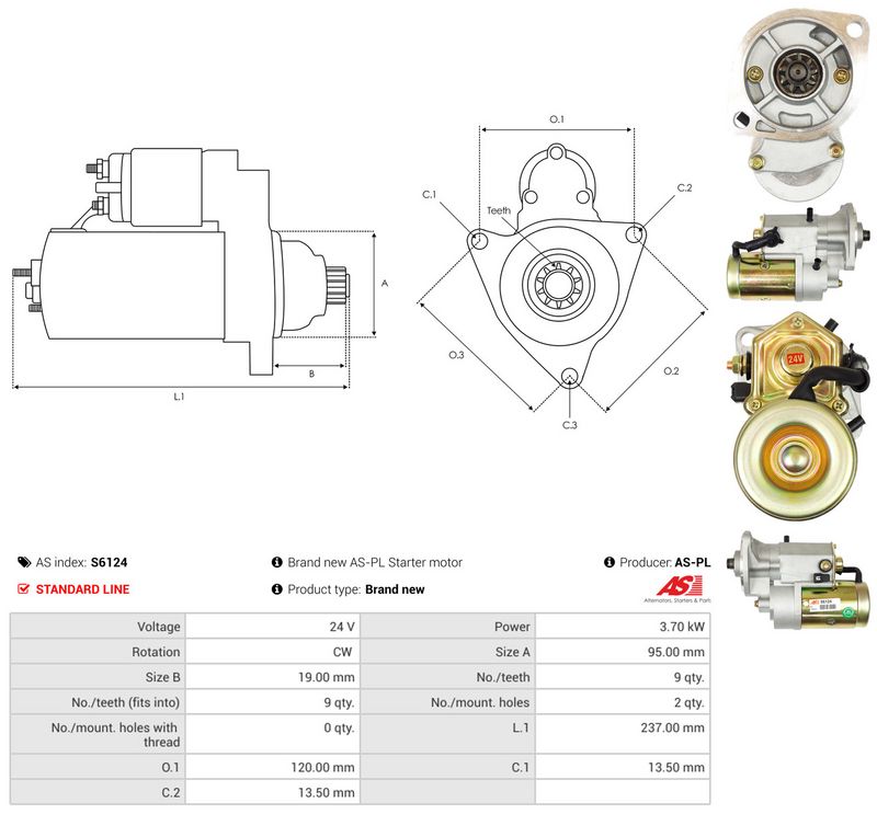 AS-PL S6124 Starter