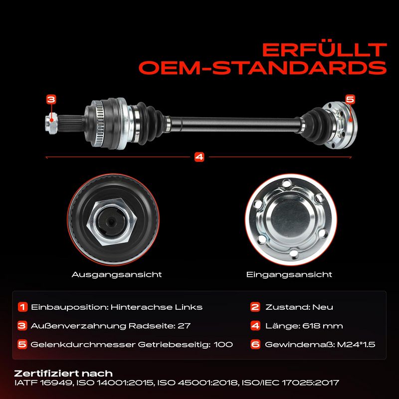 Frankberg 5481FB0038214 Drive Shaft