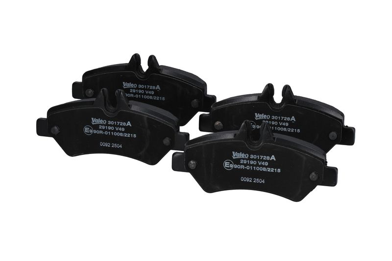 Piduriklotsi komplekt, ketaspidur, VALEO 301728A