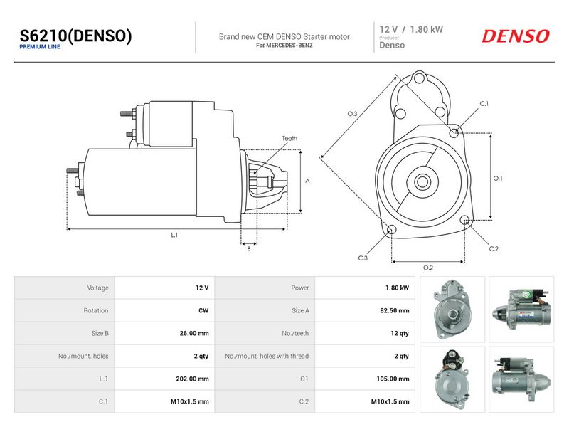 OEM код товара: A006151250180