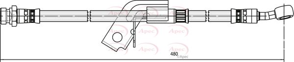 APEC Brake Hose HOS4140
