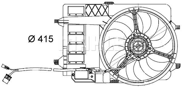 WILMINK GROUP ventilátor, motorhűtés WG2180656