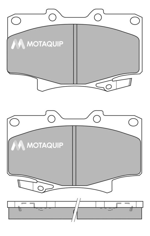 MOTAQUIP fékbetétkészlet, tárcsafék LVXL453