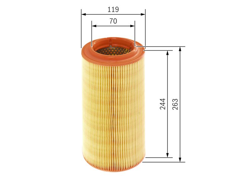 BOSCH 1 457 433 538 Air Filter