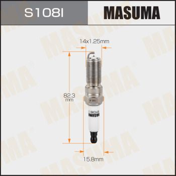 Свеча зажигания IRIDIUM (LTR6AI-9) (S108I) MASUMA