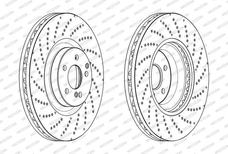 Disc frana DDF2051C-1 FERODO