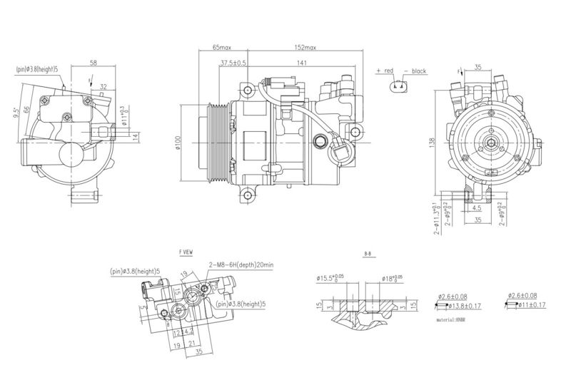 HELLA 8FK 366 201-111 Compressor, air conditioning