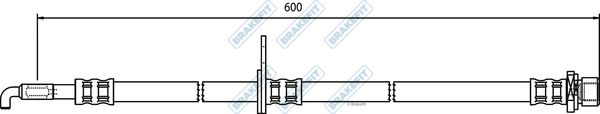 APEC Brake Hose BHO4190