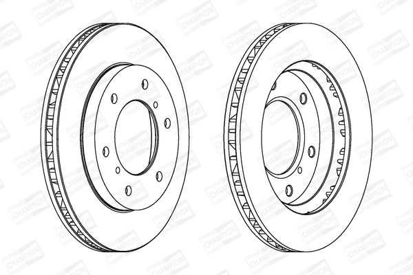 Гальмівний диск, Champion 562572