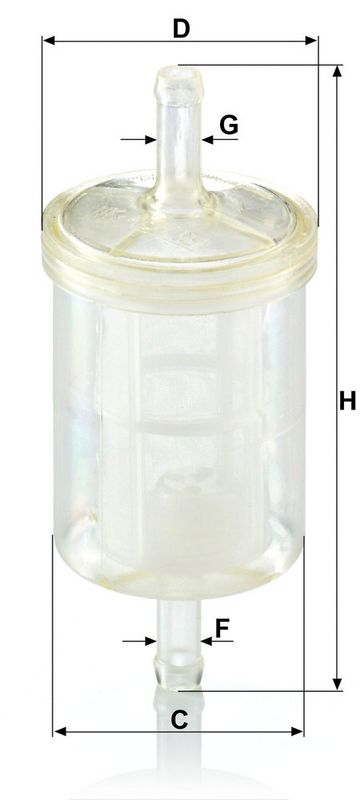 Filtru combustibil WK 43/13 (10) MANN-FILTER