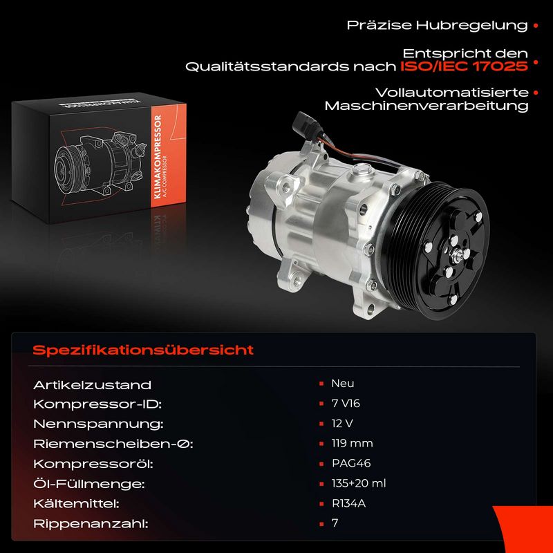 Frankberg 5481FB0027872 Compressor, air conditioning