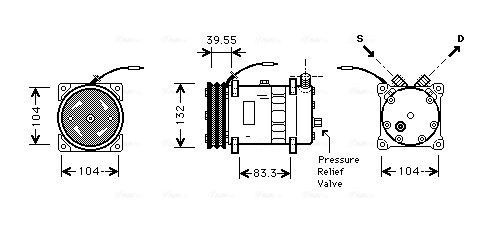AVA QUALITY COOLING kompresszor, klíma UVK057