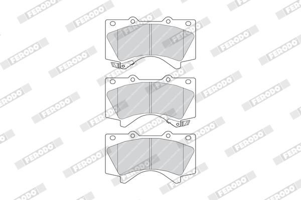FERODO FDB4229 Brake Pad Set, disc brake