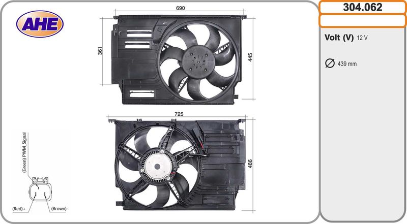 AHE 304.062 - Fan, engine cooling