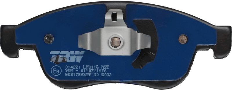 Piduriklotsi komplekt, ketaspidur, TRW GDB1789BTE