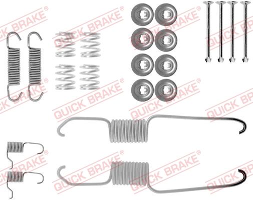 Комплект приладдя, гальмівна колодка, Quick Brake 105-0685