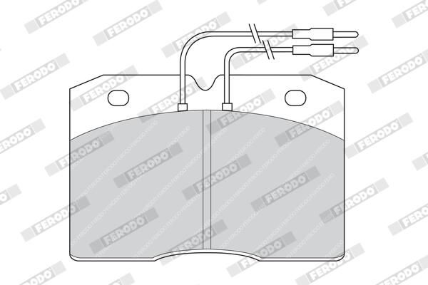 FERODO Plaquettes de frein à disque FVR377