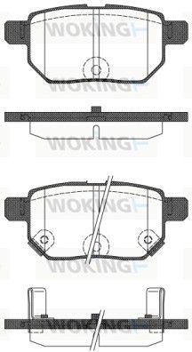 Комплект тормозных колодок на Auris, CT, Corolla, Prius