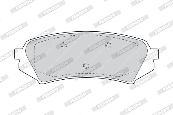 FERODO FDB1457 Brake Pad Set, disc brake