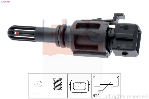 EPS BMW датчик температури що впускається повітря 3 E36,E46,5 E39,7 E38,X3/5,Freelander