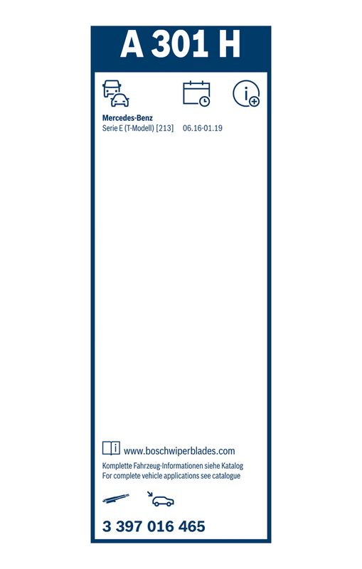 BOSCH 3 397 016 465 Wiper Blade