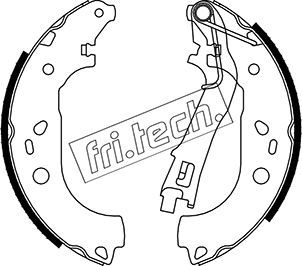 fri.tech. fékpofakészlet 1034.122