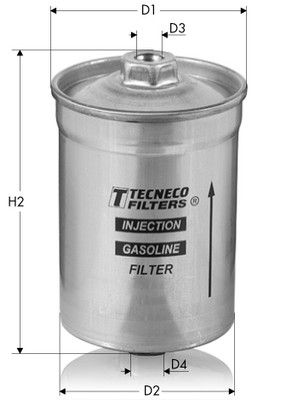 TECNECO FILTERS Üzemanyagszűrő IN89