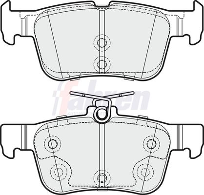Fahren Brake Pad Set, disc brake FBP3739